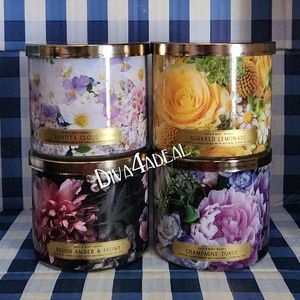 4x Bath and Body Works VARIETY Large 14.5 Oz 3-Wick Scented Candles
